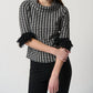 Joseph Ribkoff - Houndstooth Print Top