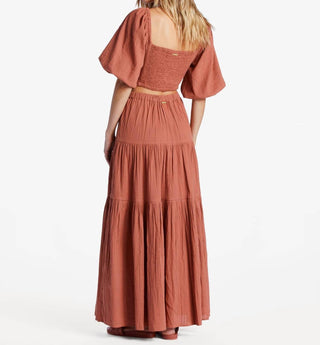 Billabong - Del Sole Puff Sleeves Top