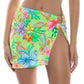 Luli Fama - Hibiscus Dream Ring Cover Up Mini Skirt