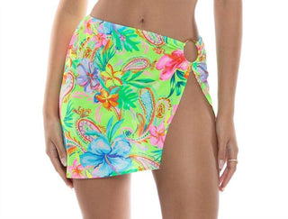 Luli Fama - Hibiscus Dream Ring Cover Up Mini Skirt