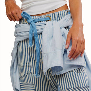 Free People - Moxie Railroad Low-slung Jeans