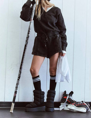 Free People - Intercept V-neck Romper