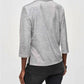 Joseph Ribkoff - Foiled Knit Cowl Neck 3/4 Sleeve Top