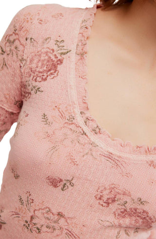 Free People - Clover printed thermal top