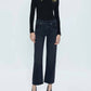 Pistola - Lexi Mid Rise Bowed Straight Jeans