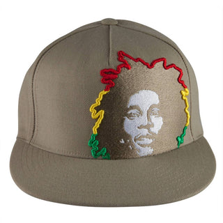Bob Marley - Men's Rasta Hair Fitted Baseball Cap
