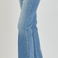 Risen - High Rise Raw Cut Hem Bootcut Jeans