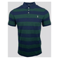 Ralph Lauren Men's Classic Fit Cotton Mesh Polo - Green/Navy