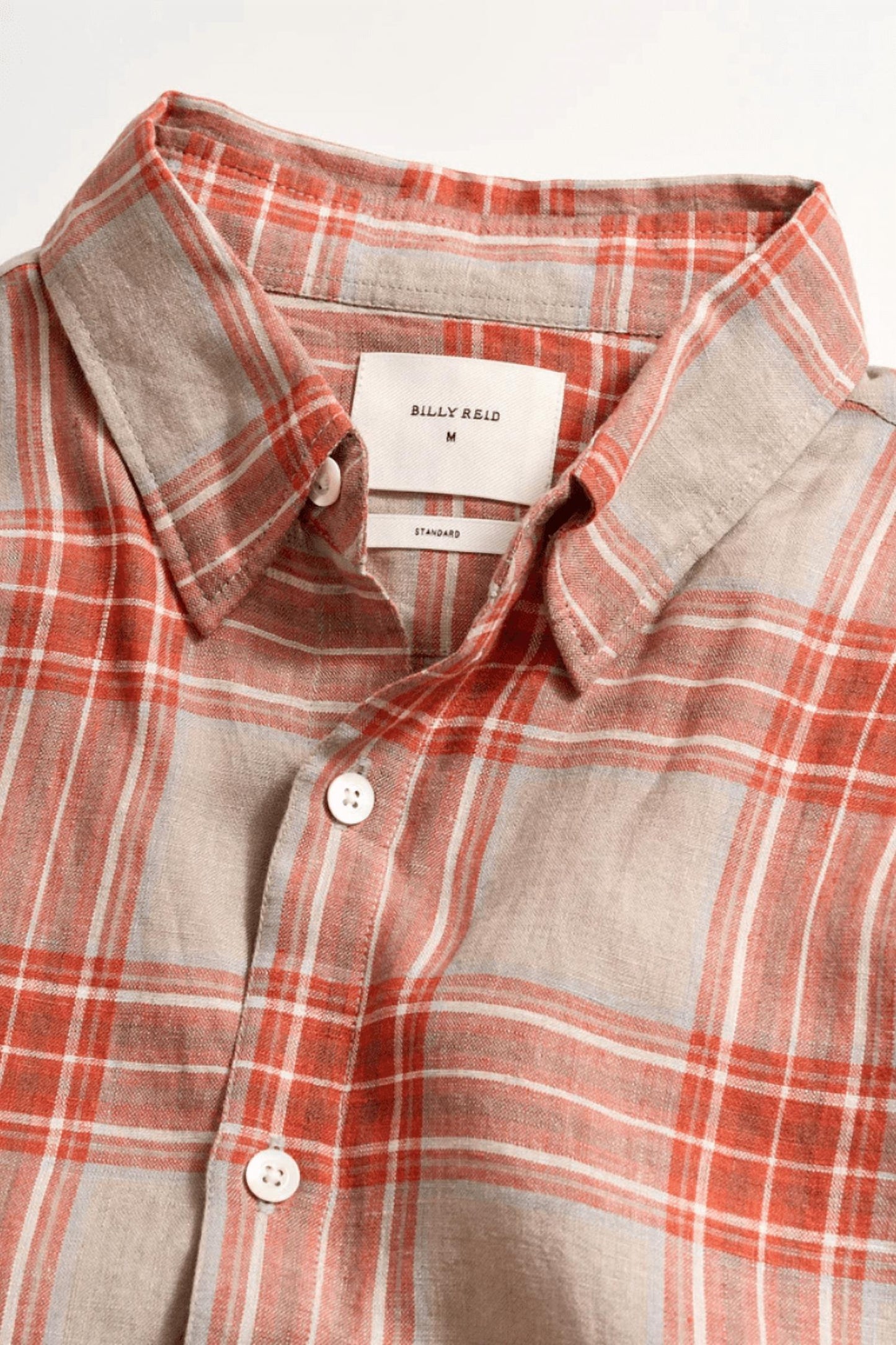 Billy Reid - Bold Plain Linen Wilson Shirt