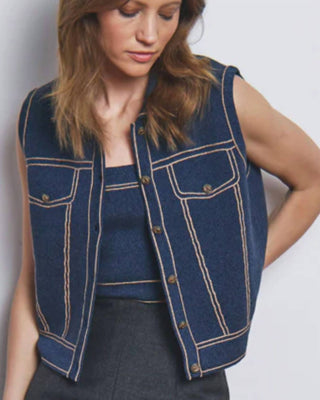 Autumn Cashmere - Sleeveless Jacket Vest