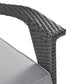 The Contoured All-Weather Wicker Loveseat by Christopher Knight Home