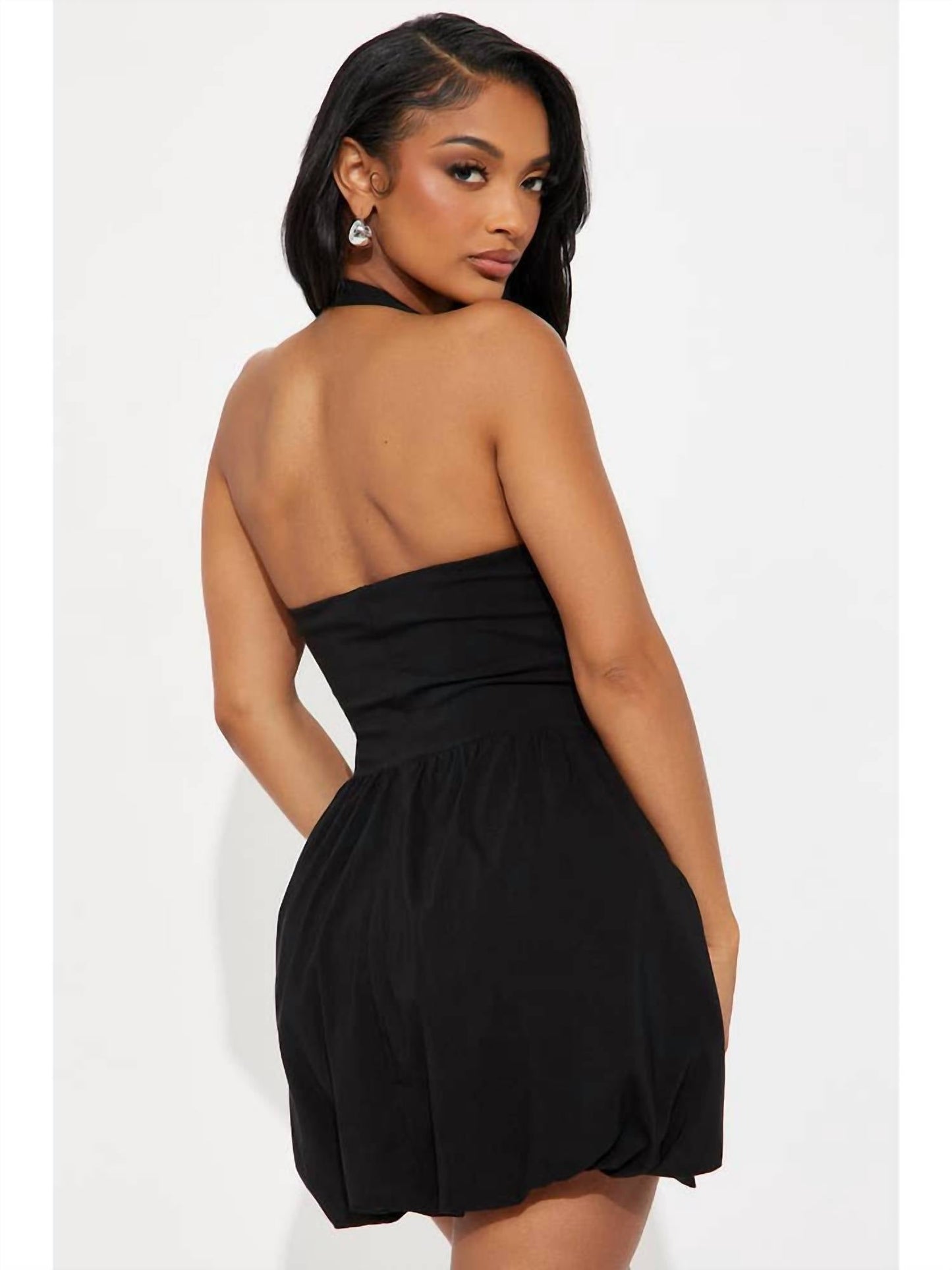 5Besties - Bow Front Bubble Mini Dress
