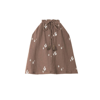 Omamimini - Sleeveless Dress with Box Pleated Neckband