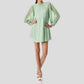 Alice + Olivia - Antonette Crew Neck Mini Dress