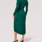 Apricot - Jersey Side Ruched Wrap Dress