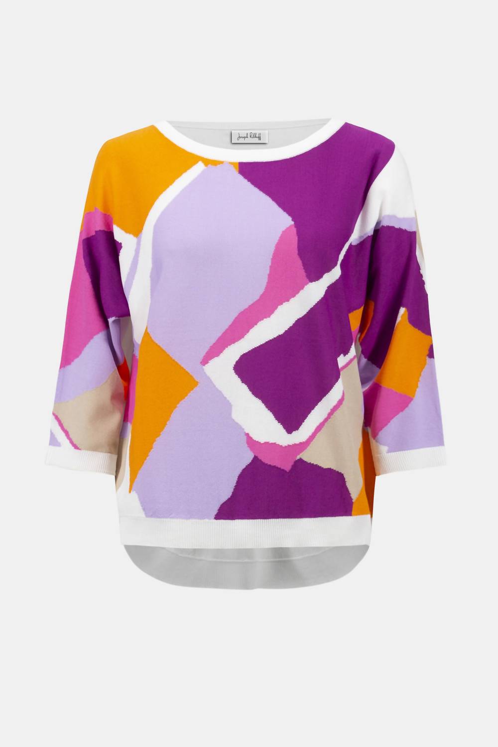 Joseph Ribkoff - Knit Abstract Print Pullover Sweater