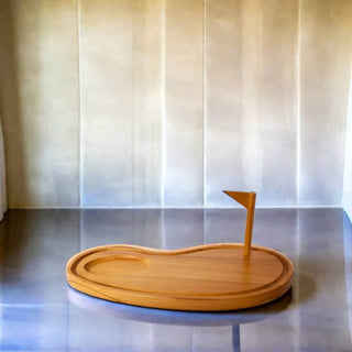 Creative Gifts International - Golf Course Wood Board - 8.25" x 15"