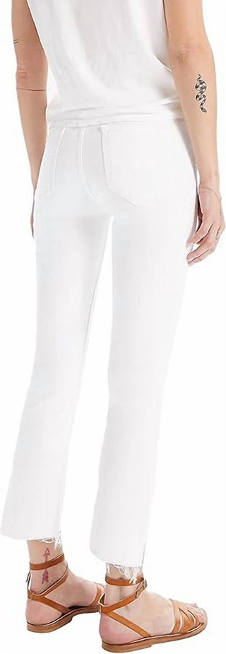 Mother - The Insider Crop Fray Jeans