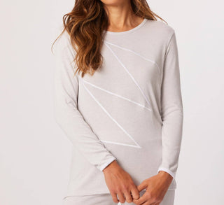 French Kyss - Zig Zag Long Sleeve Sweater