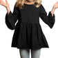 Adorable Sweetness - Ruffle Long Sleeve with Buttons
