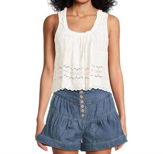 Free People - Marina Eyelet Tank