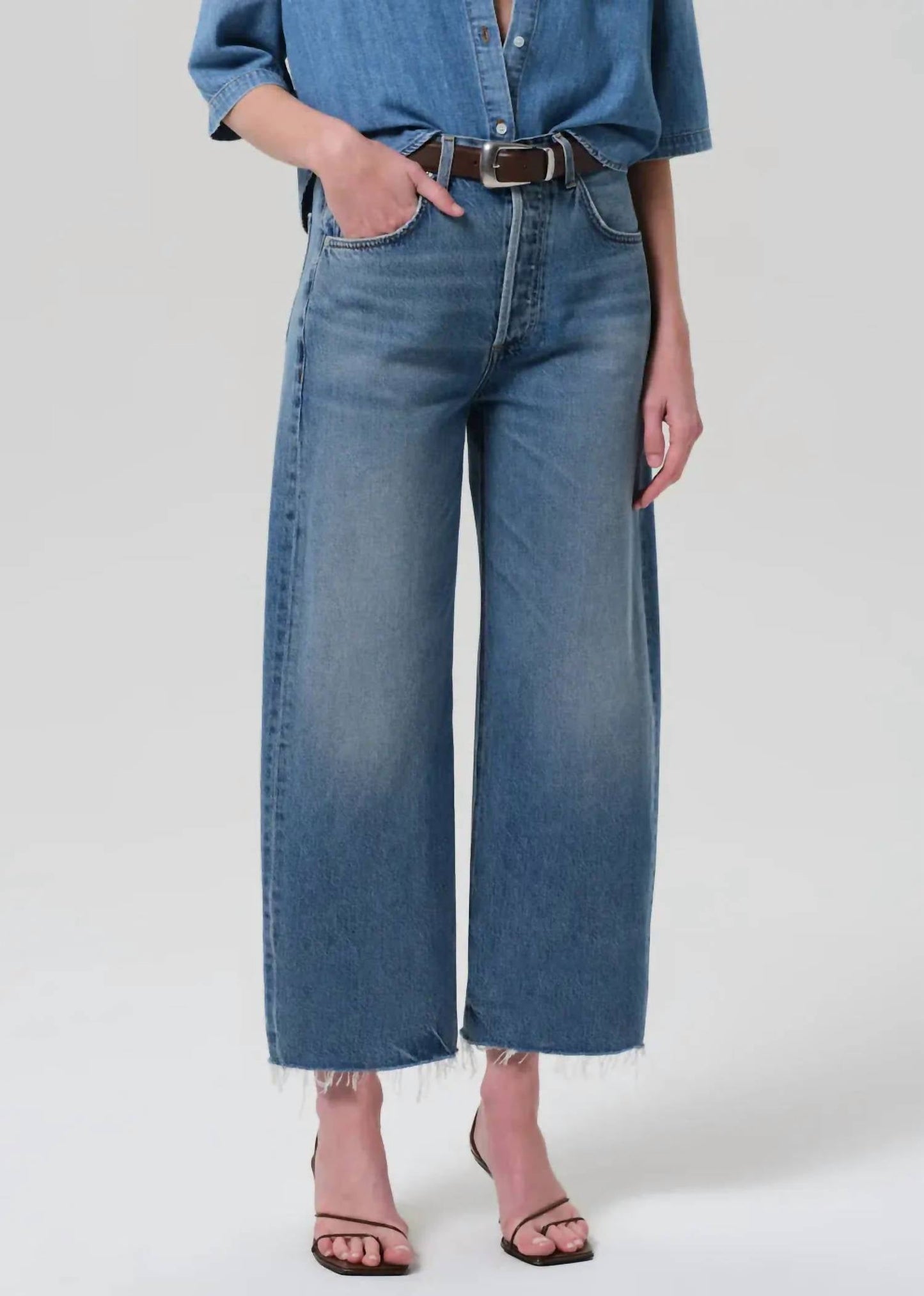 Citizens Of Humanity - Ayla Raw Hem Crop Jeans