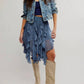 Free People - Susanna Knee-Length Midi Skirt