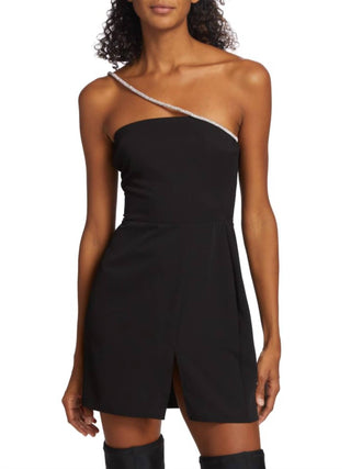 Amanda Uprichard - Dream Diamante Strap Cocktail Dress