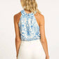 Caballero - Porcelain Deco Hollie Halter Top
