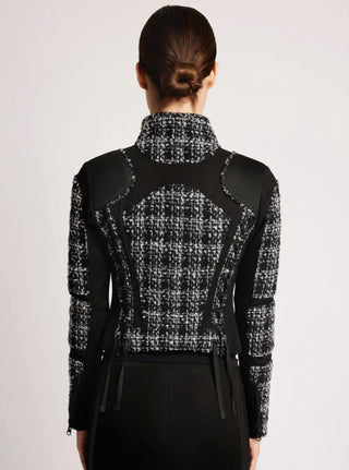 Blanc Noir - Boucle Moto Mesh Jacket