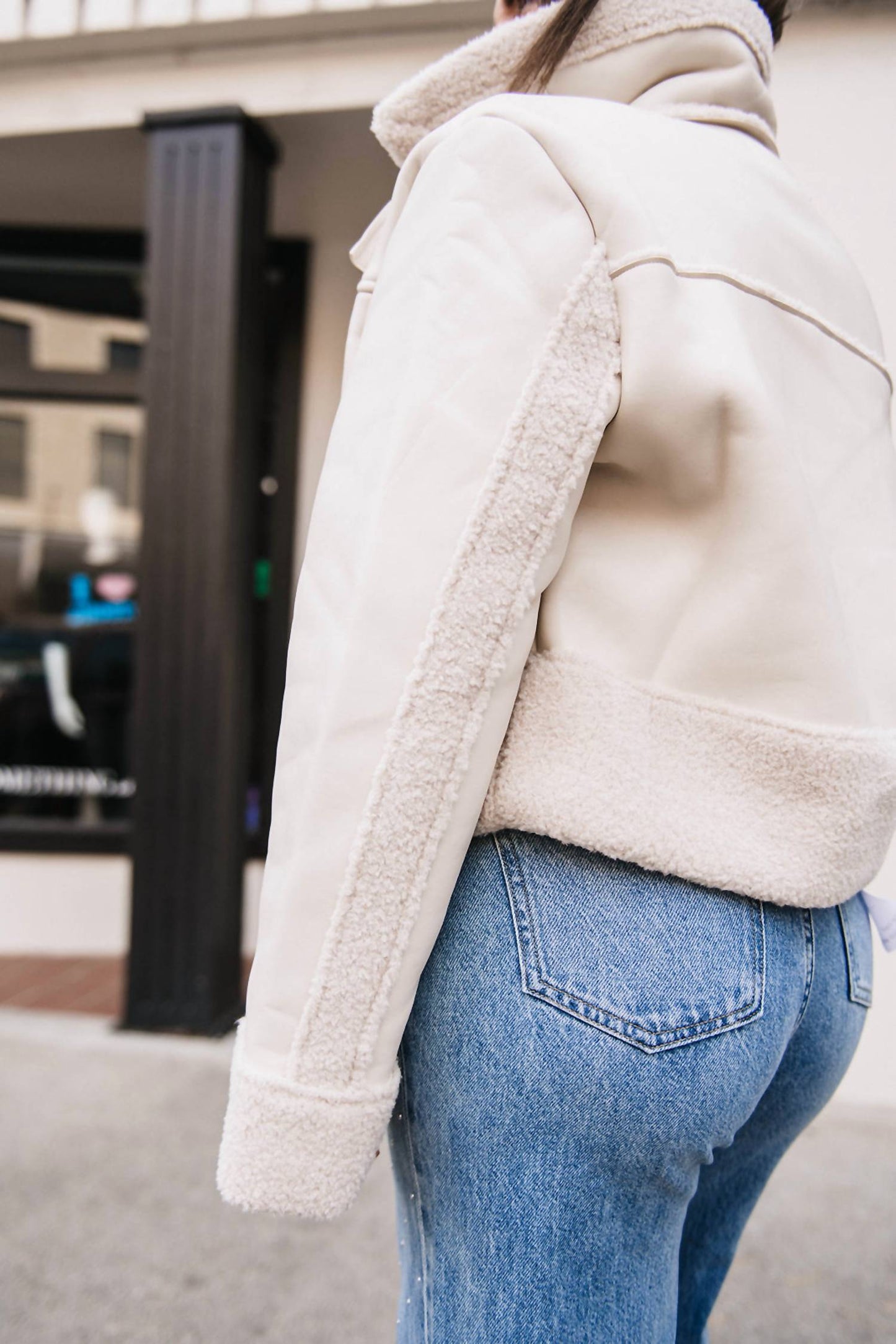 Steve Madden - FAUX SHERLING JACKET