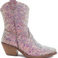 Old Cutler - Women's Mermaid Glitter Western Boots With Classic Cowboy Heel