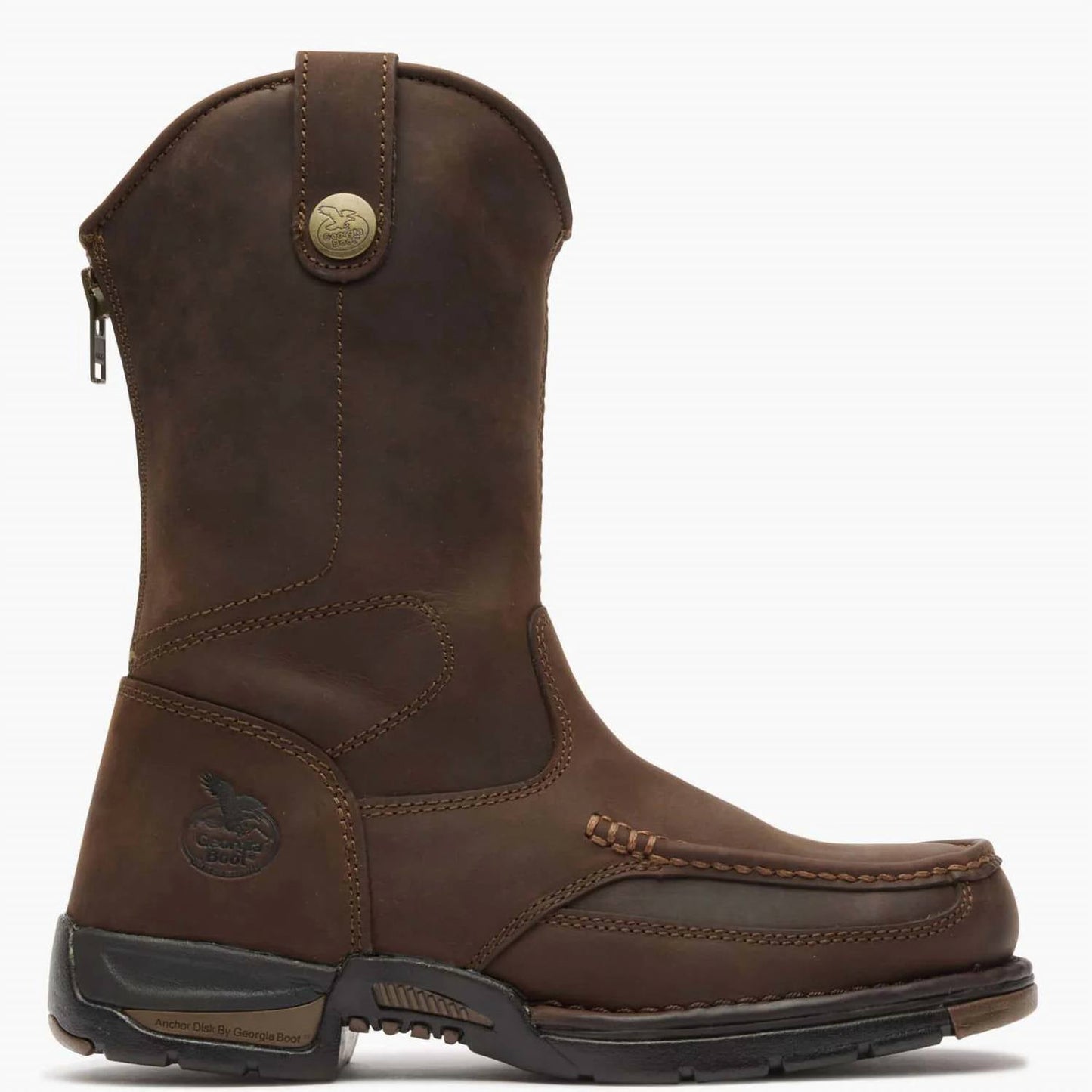 Georgia Boot - Men's Athens Pull On Work Boot - Wide