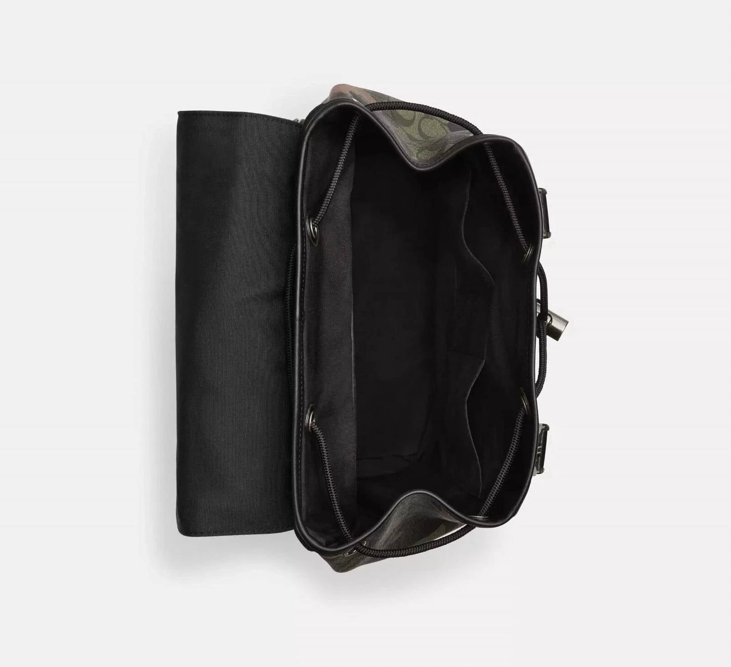 Coach - Unisex Track Backpack In Signature Canvas With Camo Print