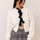 &Merci - Carly Bow Tie Sweater