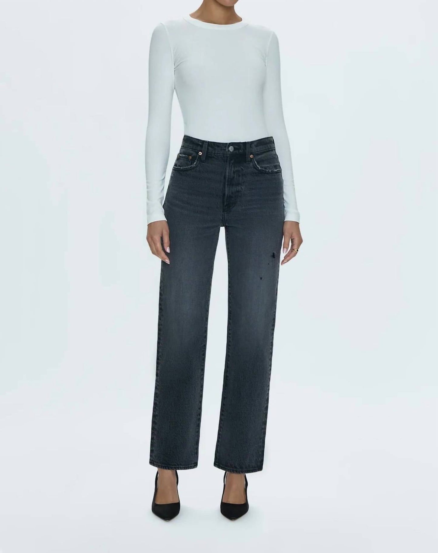Pistola - CASSIE SUPER HIGH RISE STRAIGHT JEAN - AFTER HOURS VINTAGE
