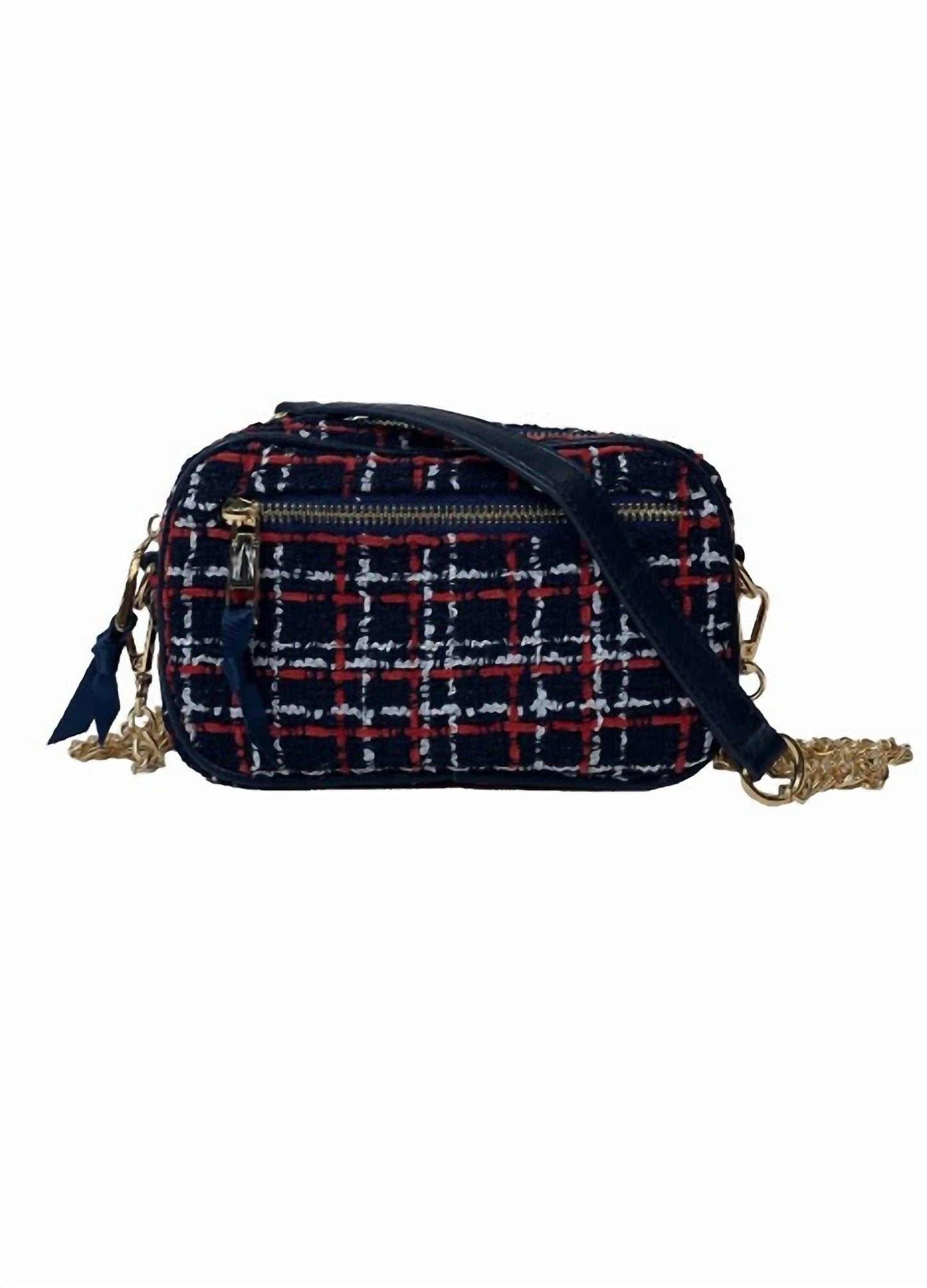 Ahdorned - Women's Taylor Tweed Camera Bag With Strap