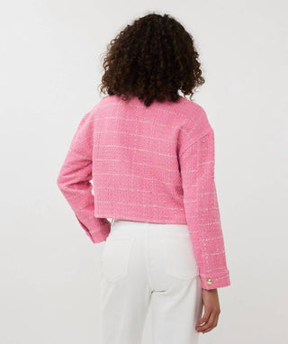 Esqualo - Cropped Boucle Jacket