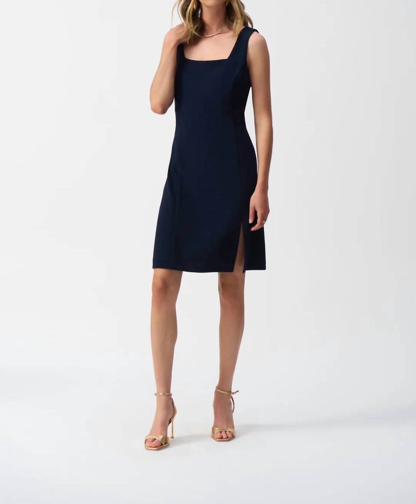 Joseph Ribkoff - Square Neck Sleeveless Sheath Dress