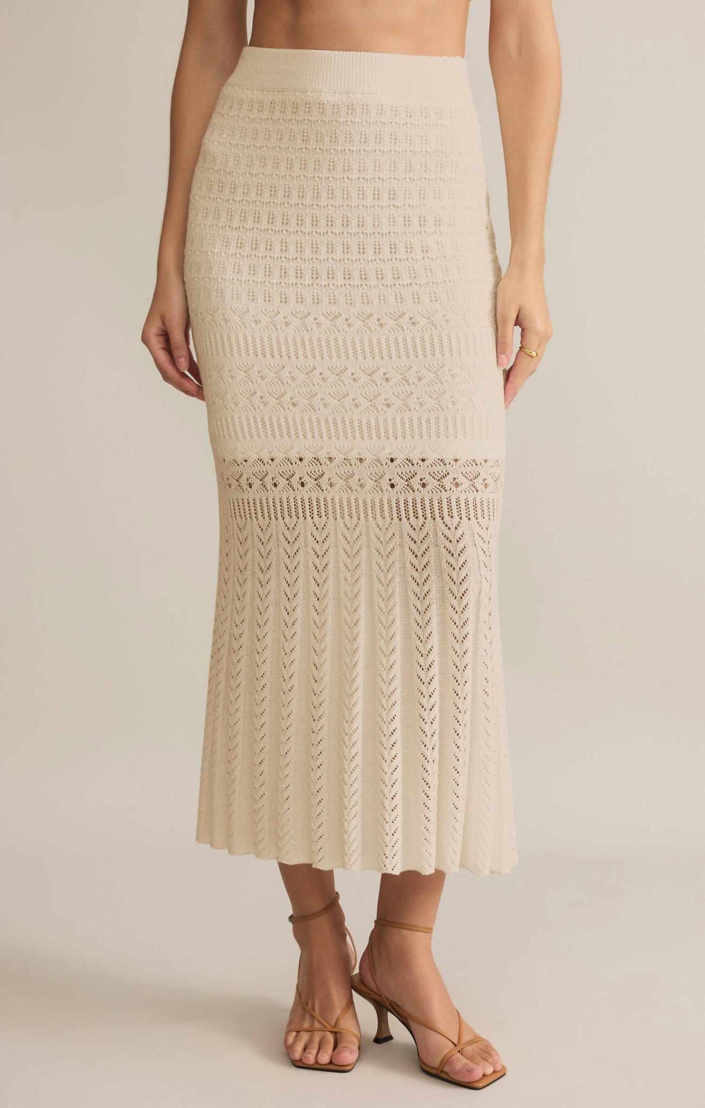Z Supply - Kali Crochet Midi Skirt - Plus