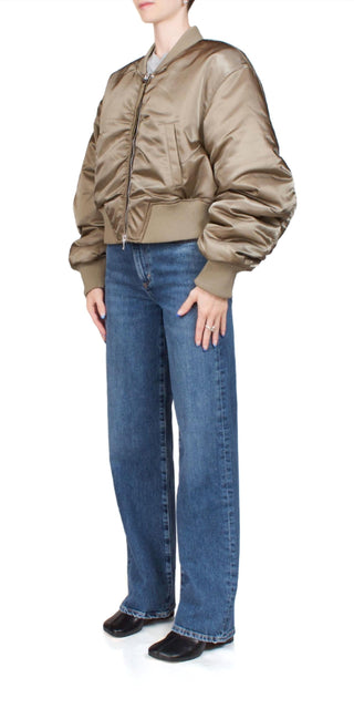 Agolde - Women's Shoreditch Ski Club Jett Bomber Jacket Sage