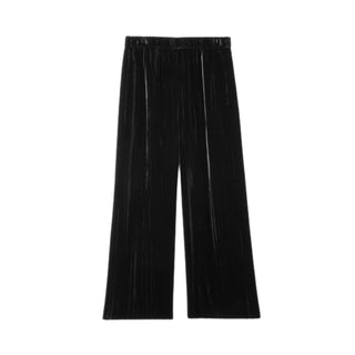 Eileen Fisher - Crushed Velvet Wide Ankle Pants