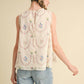 &Merci - Embroidered Babydoll Top