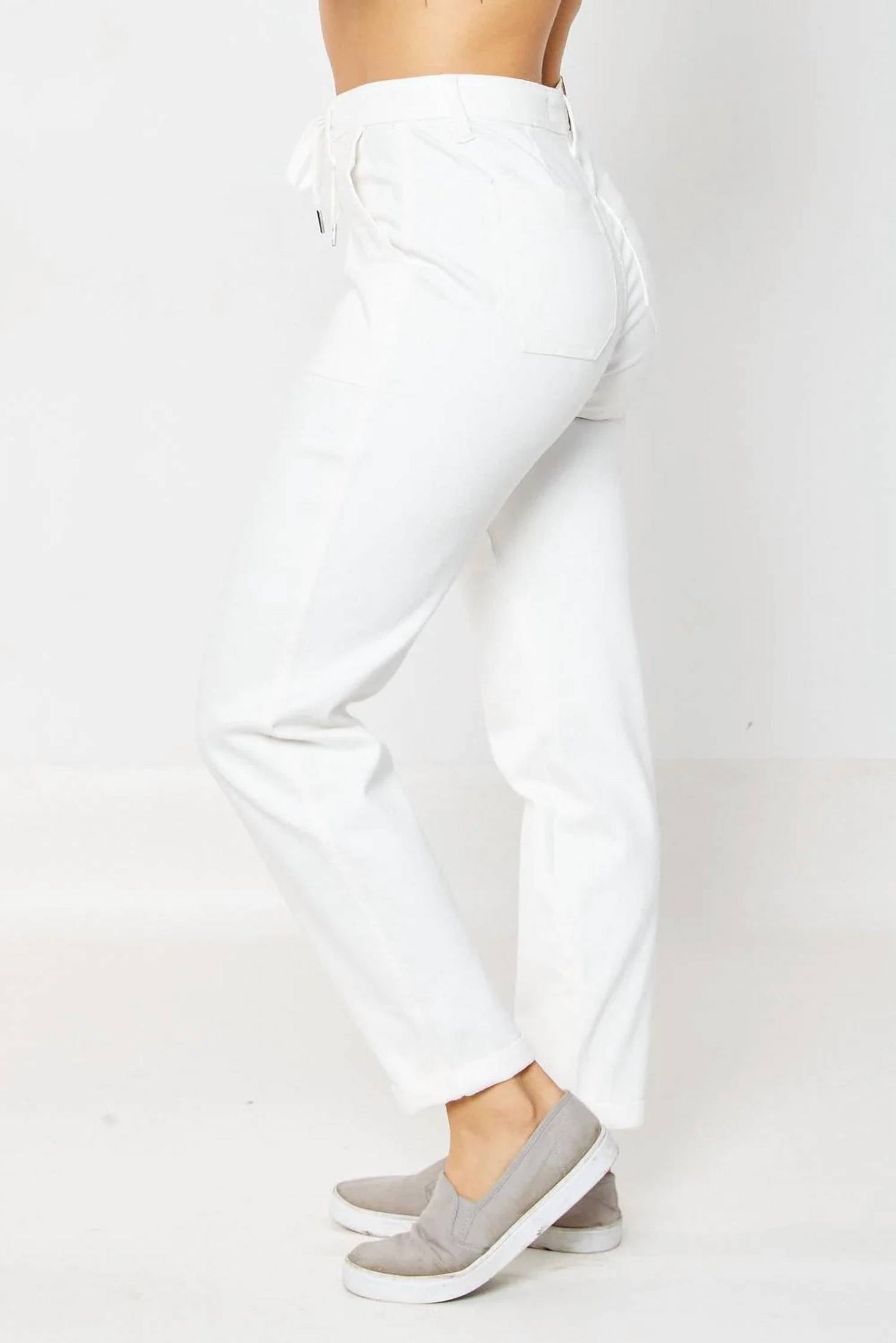 Judy Blue - High Waist Cuffed Joggers Jeans