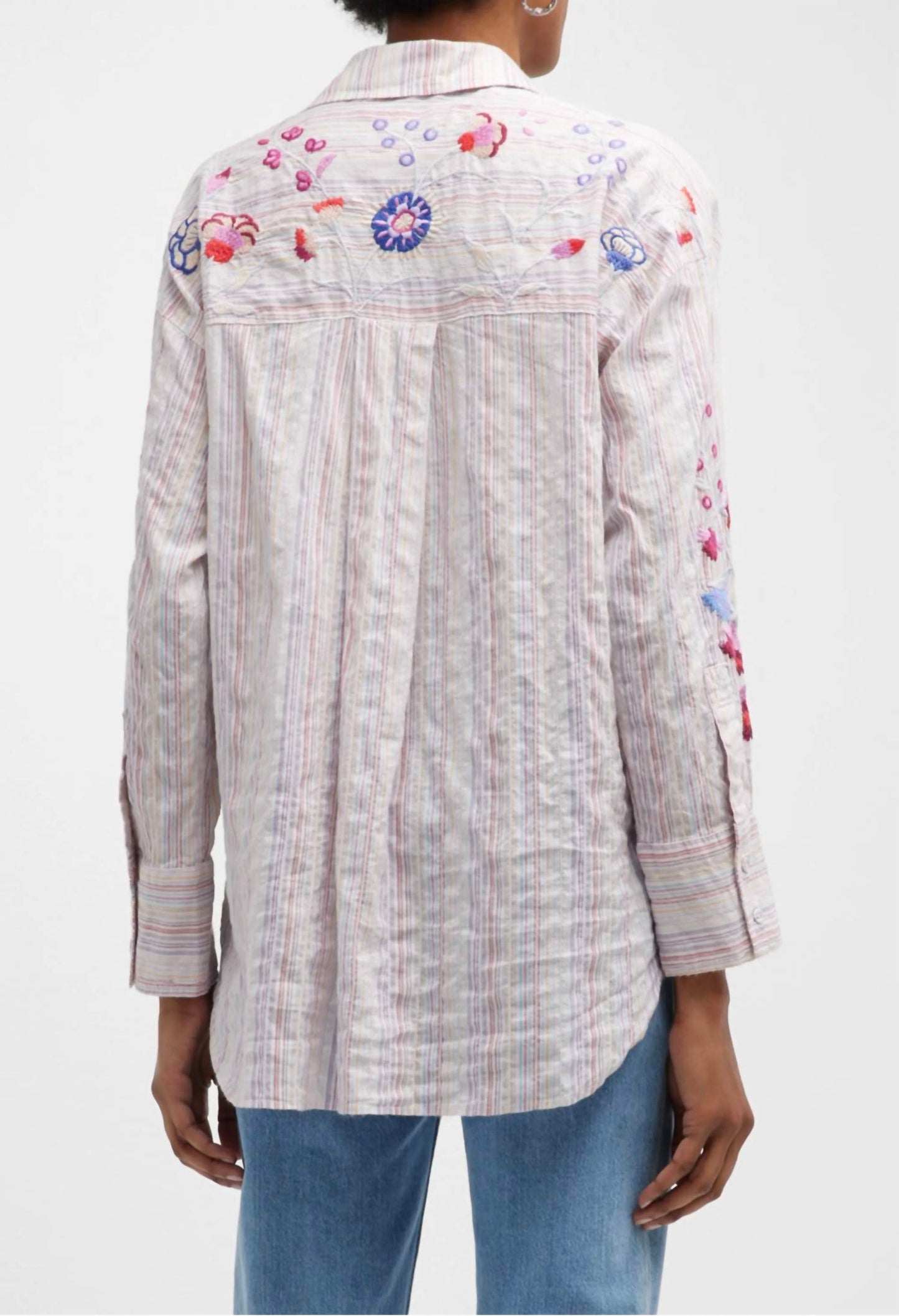 Johnny Was - piper relaxed oversized shirt
