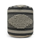Diamond Handcrafted Cylindrical Pouf