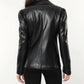 Dolce Cabo - Puff Shoulder Vegan Leather Blazer