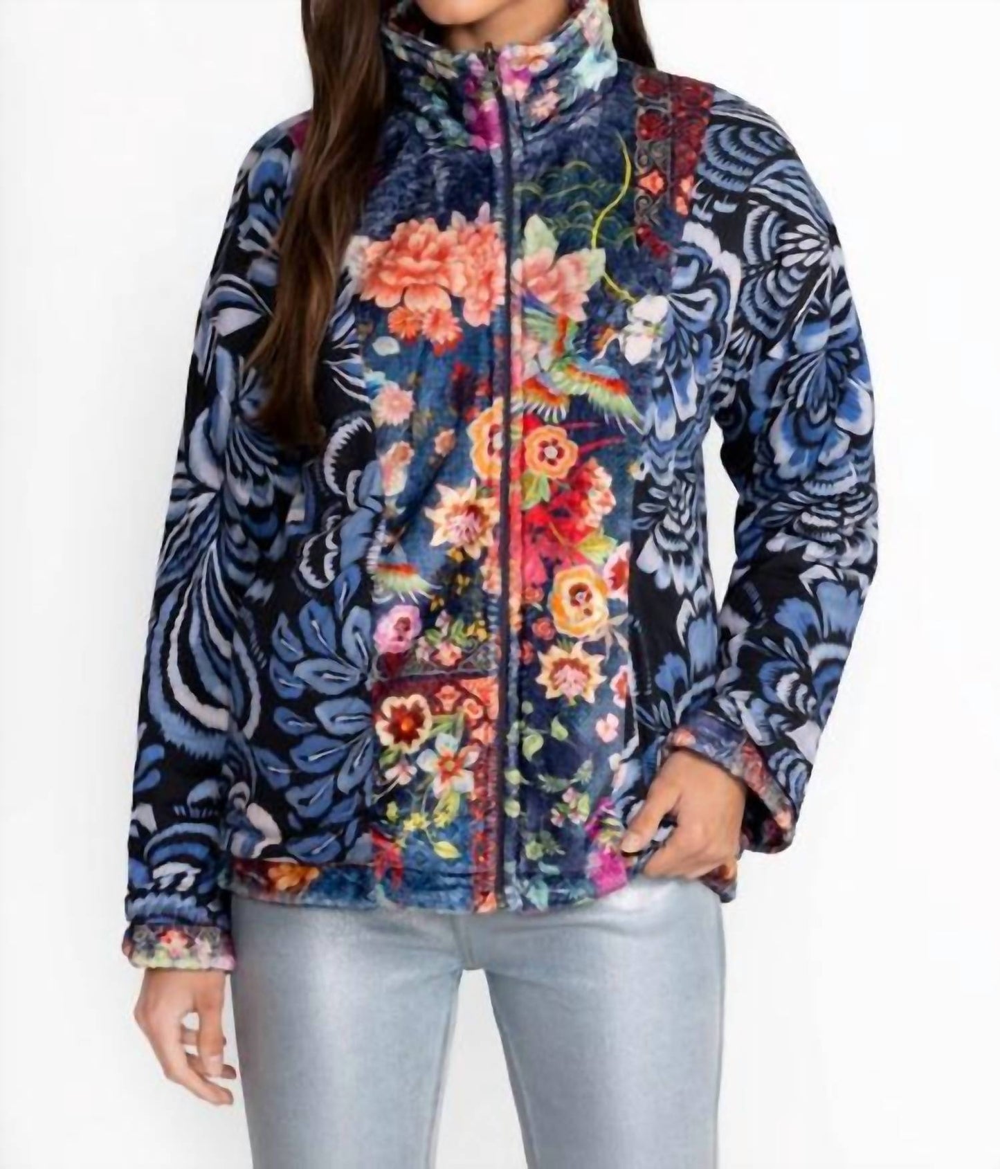 Johnny Was - JOAN ZIP SHERPA LINED JACKET