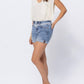 Judy Blue - High Waisted Two-tone Yoke Shorts