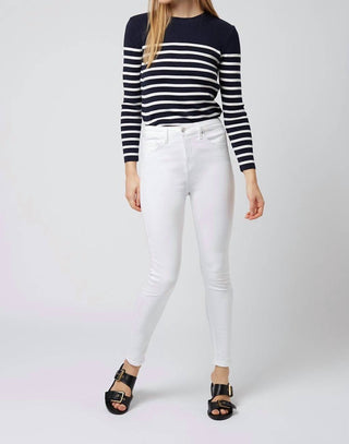 Topshop - High Rise Denim Jamie Moto Skinny Jeans